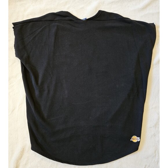 Women's Adidas Originals Lakers Sweatshirt Size US M (Oversized) Sleeves Removed - Picture 5 of 10